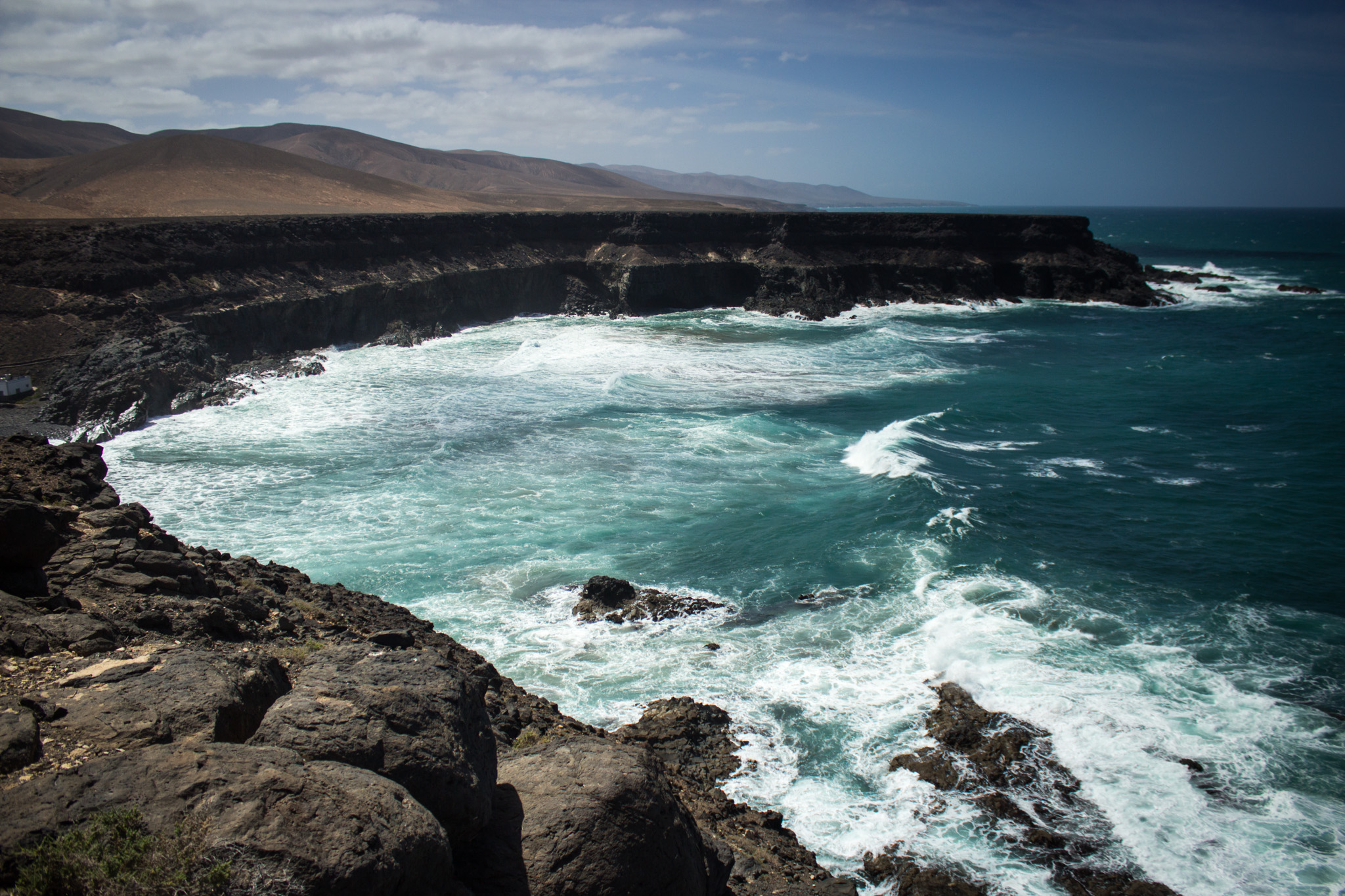Küste und Vulkanlandschaft Fuerteventura | Berg- und Talfahrt