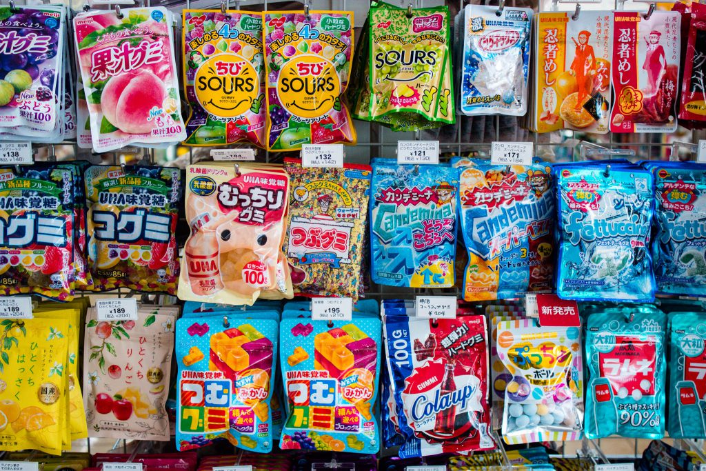 Süßigkeiten Japan | Berg- und Talfahrt