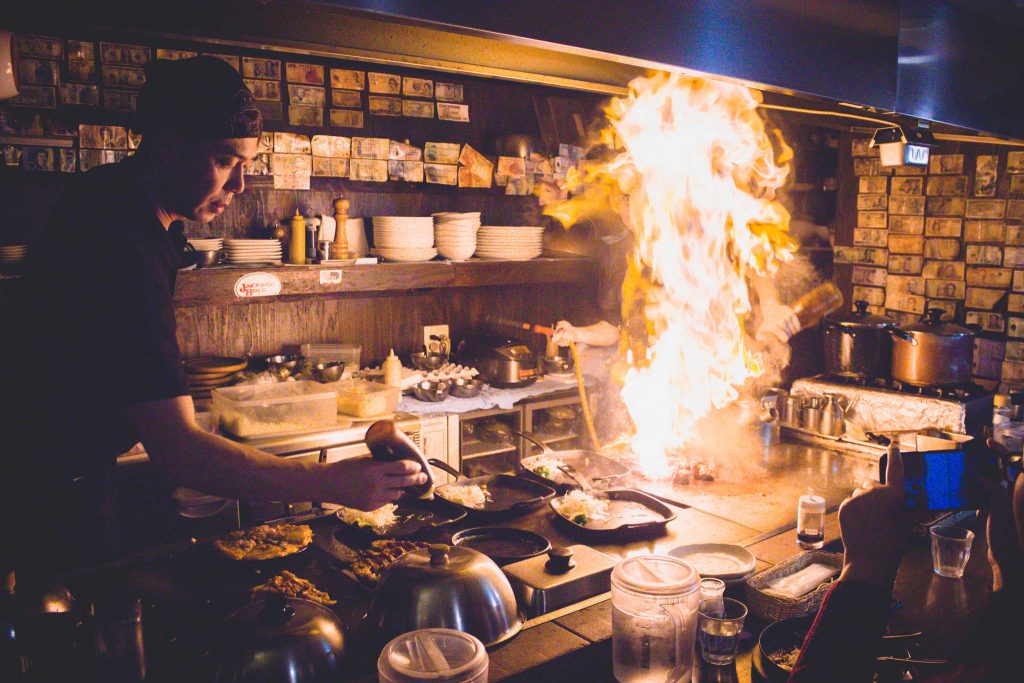 Teppan Okonomiyaki Restaurant in Furano | Berg- und Talfahrt