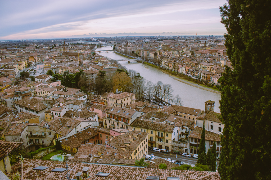 Panorama auf Verona. Italien.