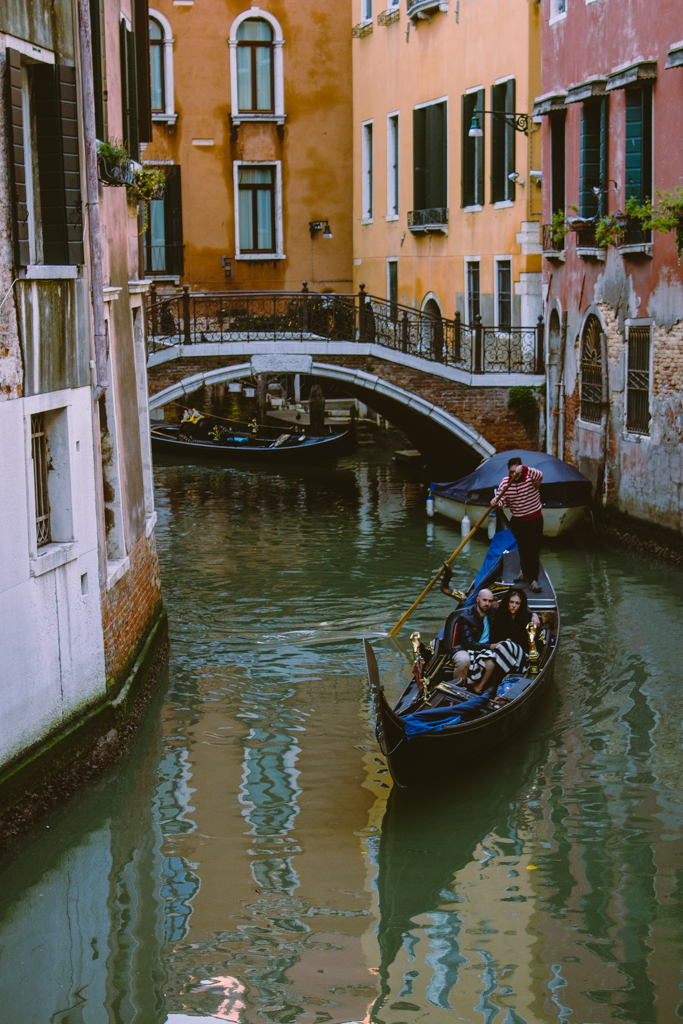 Typisches Venedigfoto. Italien. 