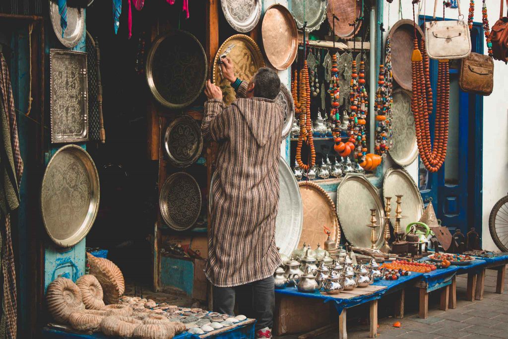 Händler Marokko | Berg- und Talfahrt