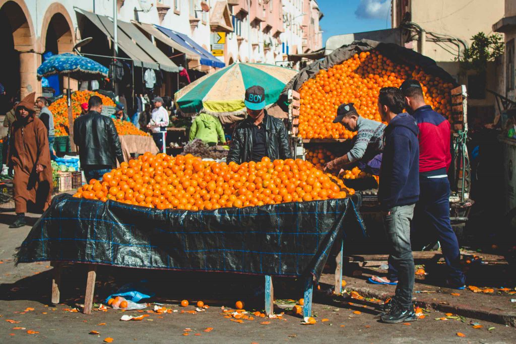 Marokko Orangen | Berg- und Talfahrt