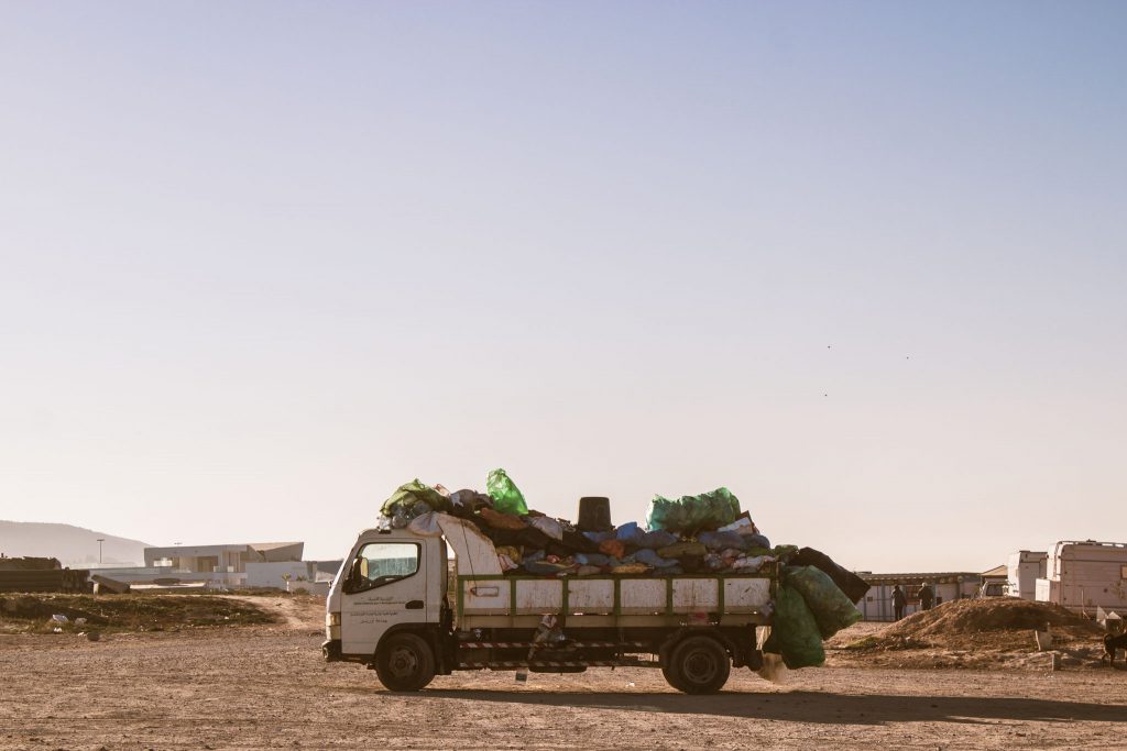 Marokko Müllabfuhr | Berg- und Talfahrt