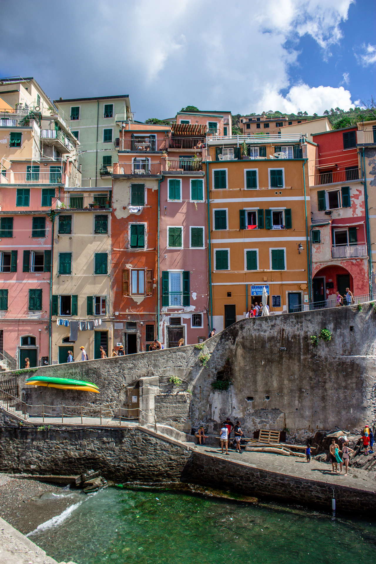 Riomaggiore - Cinque Terre. Riomaggiore ist das östlichste Dorf der Cinque Terre.
